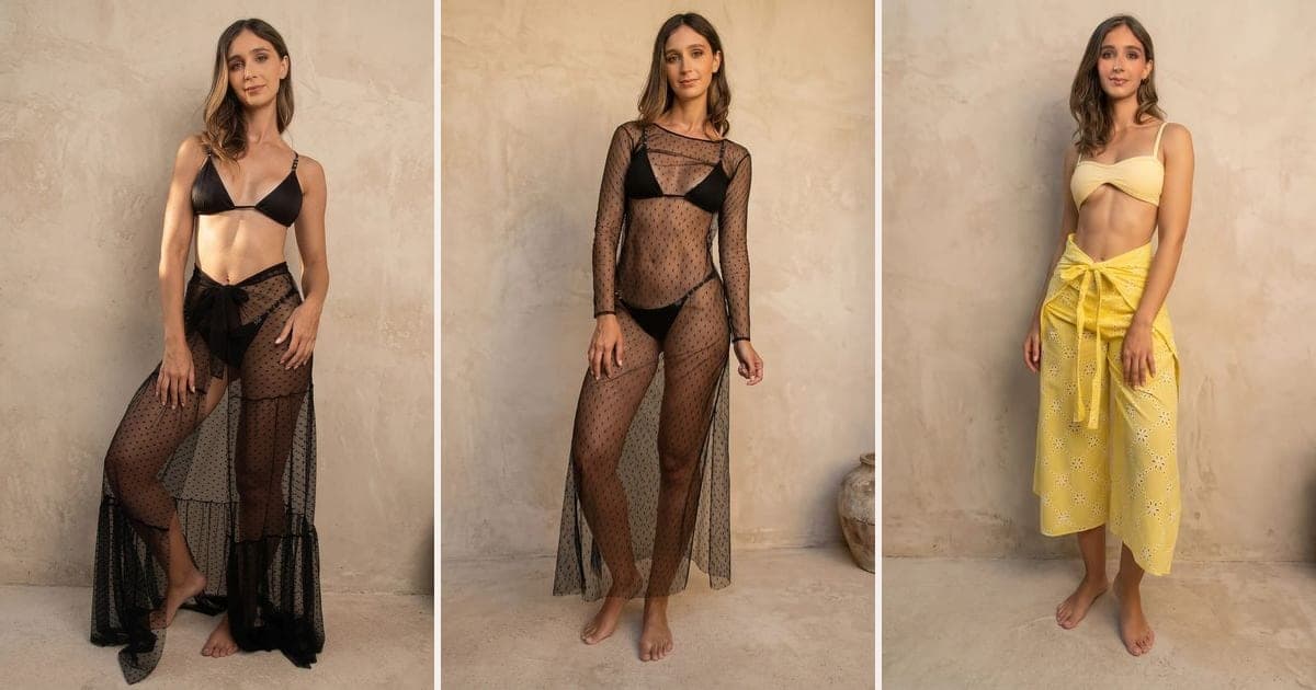 Ropa de playa de la colección ESSENZA